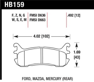 Mazda Miata Brake Pad Sets - Rear - Hawk Performance - DTC-30 Race - `99-`05 Mazda Miata Brake Pad Sets - Rear - Hawk Performance - DTC-30 Race - `99-`05